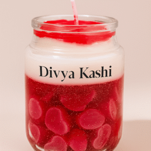 Luxury Candle Divya kashi |  100 % Non toxic | Clean burning | Musk Rose |